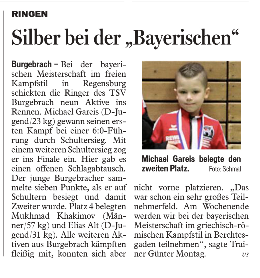 Read more about the article Bayerische Freistil in Regensburg 28./29.1.23