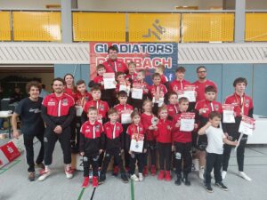2. Platz in der Mannschaftswertung beim Gladiators Wrestling Cup 2024 in Würzburg  für den TSV Burgebrach